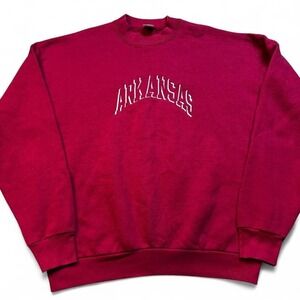 Vintage Arkansas Razorbacks collegiate crewneck sweatshirt size XL